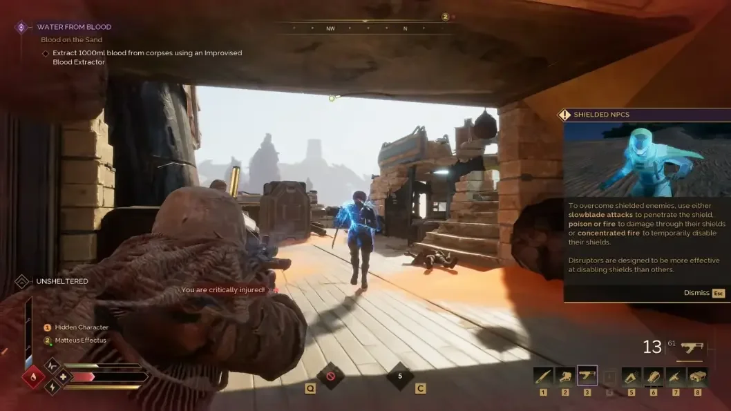 Dune Awakening weapons laid out for a PMC loadout comparison
